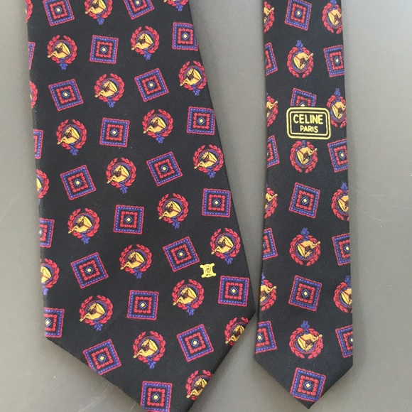 Celine Other - CELINE 100% silk men’s necktie